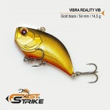 Vobler Fast Strike Vibra Reality VIB, Gold Black D, 5.4cm, 14.5g