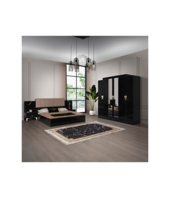 Dormitor Cod 300 Negru Fara Comoda foto