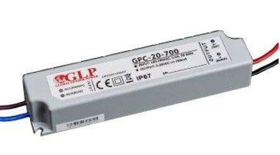Sursă de alimentare GLP GPC-20-700, driver de tensiune 700mA/3-30V, CC, fără PFC, plastic IP67 foto