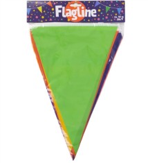 Ghirlanda decorativa cu steaguri colorate 10 metri , Decor magic pentru petreceri copii