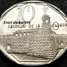 Moneda exotica 10 CENTAVOS - CUBA, anul 1996 * cod 619 B - EXFOLIERE MATERIAL