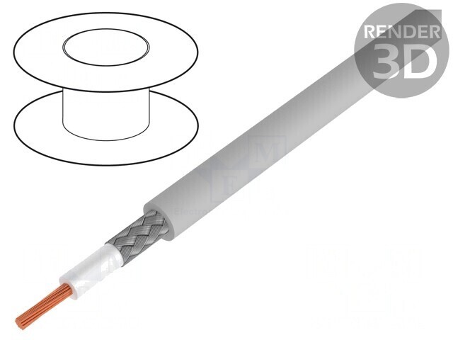 Cablu Alpha Essential PVC Gri 30,5m 600V