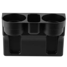 Organizator pentru pahare si telefon, FOXMAG24, negru