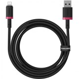Cablu Date si Incarcare USB-A - Lightning Baseus Dura Series, 18W, 2m, Rosu P10377801U01-03