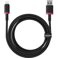 Cablu Date si Incarcare USB-A - Lightning Baseus Dura Series, 18W, 2m, Rosu P10377801U01-03