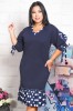 Rochie cu Volane Volio BleumarineMarimea, Yves