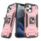 Husa Wozinsky Ring Armor Pentru IPhone 14 Pro Max Husa Blindata Suport Magnetic Inel Auriu 9145576265628