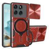 Husa Motorola Edge 60 Fusion Techsuit CamGuard Pro, rosu