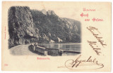 5525 - ORSOVA, Danube Kazan, Cart, Litho, Romania - old postcard - used - 1899, Circulata, Printata