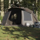 vidaXL Cort de pescuit pentru 5 persoane, gri, impermeabil 4009390