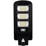 Lampa Stradala Solara 150W JORTAN JT-G-150G cu Telecomanda, Senzor Lumina, IP65, Autonomie 8h, LED SMD5730, 6500K