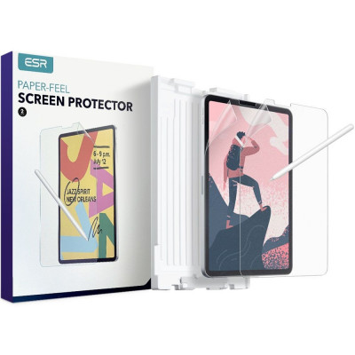 Set 2 Folii de protectie ESR Paper Feel pentru Apple iPad Air 10.9 4/5/6/2020-2024/Pro 11 2/3/4/2020-2022 foto