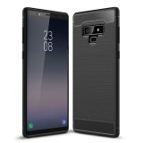 Cumpara ieftin Husa pentru Samsung Galaxy Note 9, Techsuit Carbon Silicone, Black