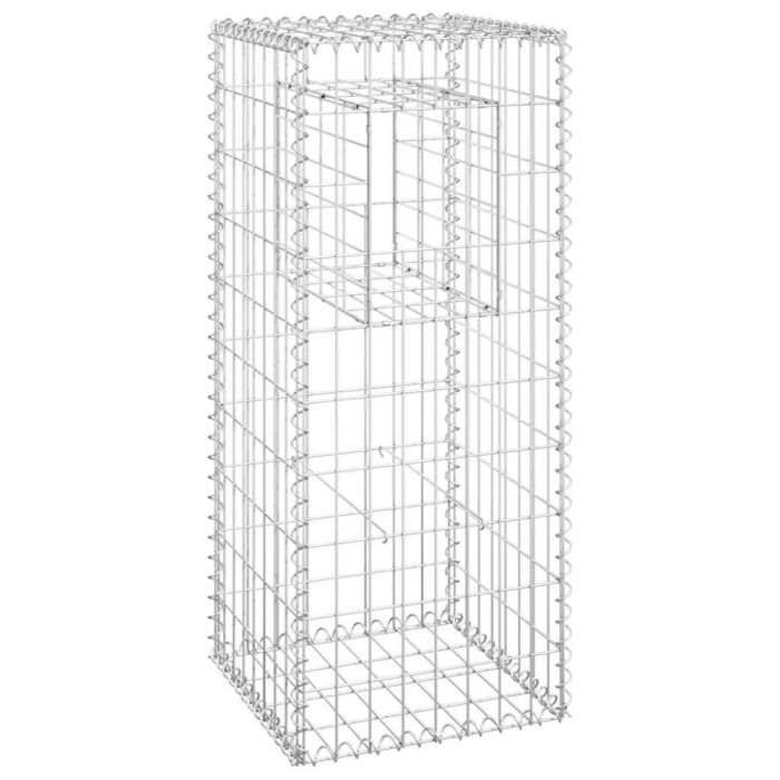 Stalp tip cos gabion, 40x40x100 cm, fier