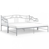 Cumpara ieftin Cadru pat canapea extensibila, gri, 90x200 cm, metal