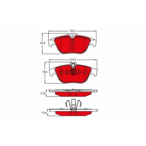 Placute frana Mercedes C-Class (W204), C-Class Coupe (C204), C-Class T-Model (S204), E-Class Convertible (A207), E-Class Coupe (C207), Glk-Class (X20