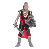 Costum cavaler medieval pentru baieti 8-10 ani 134 cm, Oem