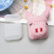 Husa Compatibila cu Apple AirPods 1gen /2 gen + Husa Textila, Piggy