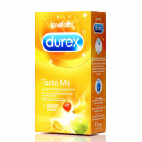 Prezervative - Durex Gusta-ma Prezervative cu Arome de Fructe pentru Extra Distractie 6 bucati