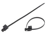 Colier de str&acirc;ngere cu fixare pentru margini 200mm x 4,8mm