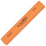 Cumpara ieftin Pila unghii lavabila Lata LUXORISE, granulatia 100/180, portocaliu
