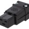 Conector alimentare AC C19, 20A 250VAC