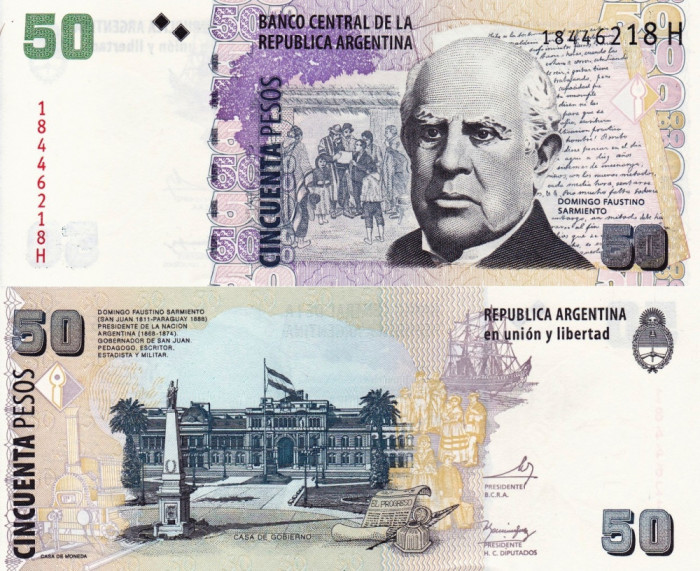 ARGENTINA 50 pesos 2003 UNC!!!