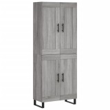 Cumpara ieftin Dulap inalt, gri sonoma, 69,5x34x180 cm, lemn compozit