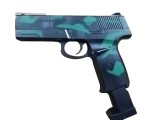 PISTOL AIRSOFT FULL ABS,CELEBRUL COLT CAMUFLAJ,ARC,CALIBRU 6MM,500 BILE BONUS!