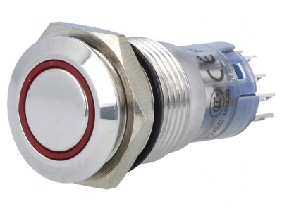 Comutator anti-vandalism DPDT 2A 48VDC ON-ON IP67 foto