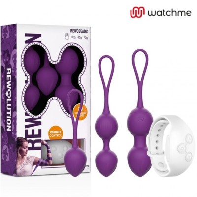 REWOLUTION - REWOBEADS VIBRATING BALLS REMOTE CONTROL WITH WATCHME TECHNOLOGY foto