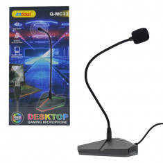 Microfon Gaming, omiredirectional, RGB, MC33