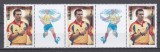 ROMANIA2001 LP 1548 LP 1548 a HAGI-17 ANI SUB TRICOLOR SERIE+2 SERII VINIETA MNH, Nestampilat