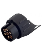 Adaptor priza pentru remorca auto, plastic, negru, 7/13 pini, CarFace