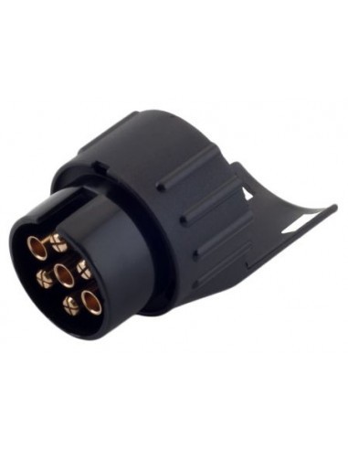 Adaptor priza pentru remorca auto, plastic, negru, 7/13 pini, CarFace