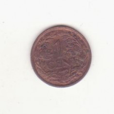 Olanda 1 cent 1938 -Wilhelmina