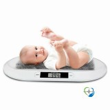 Cumpara ieftin C&acirc;ntar electronic pentru c&acirc;ntărit bebeluși, afișaj mare LCD cu funcție de