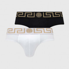 Versace slip 2-pack barbati, culoarea negru