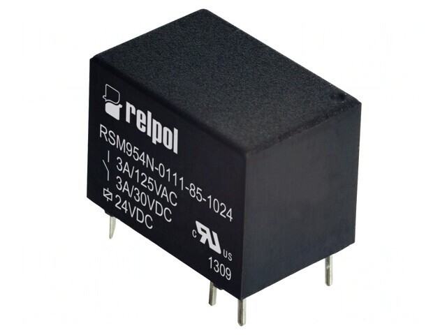 Releu electromagnetic SPDT 24VDC 3A PCB