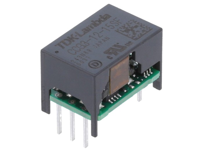 Convertor DC/DC 15V 0.2A 3W