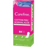 Absorbante zilnice Carefree, Panty Liners Aloe, 20 buc