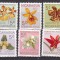 Nicaragua 1962 flori MI 61-70 MNH