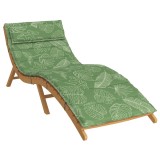 vidaXL Perna de șezlong pentru soare Verde 178 x 60 x 4 cm 361871