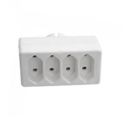 Adaptor distribuitor 4 prize EURO 4x 2.5A MAX 3680W V-TAC foto