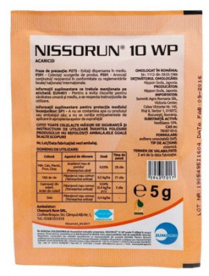 Insecticid acaricid NISSORUN 10 WP - 5 g, Sumi Agro, Sistemic, Rosii, Ardei foto