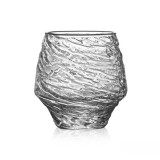 Pahar, pentru whiskey, Twisted, transparent, din sticla, 370 ml, 9.5 x 6.5 cm - ergonomic si usor de manevrat