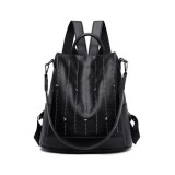 Cumpara ieftin Rucsac dama, Lea GT1843, antifurt, model negru