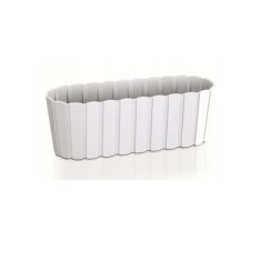 Jardiniera decorativa, alb, 4.9 L, 38.3x14.4x13 cm, Boardee Case foto