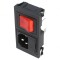 Conector Alimentare AC Soclu Tată 10A 250V IEC 60320