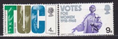 MAREA BRITANIE 1968 CONGRES SI VOT SERIE MNH